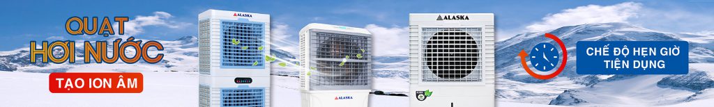 Banner quạt hơi nước Alaska