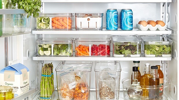 Thực phẩm cần được phân loại, swps xếp ngăn nắp trong tủ lạnh