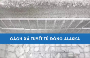 Cách xả tuyết tủ đông alaska